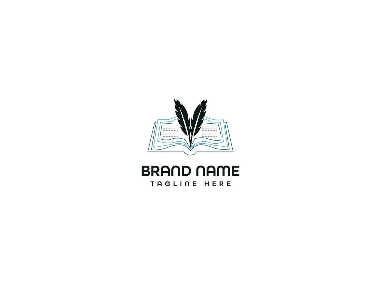 Book Logo Design vector