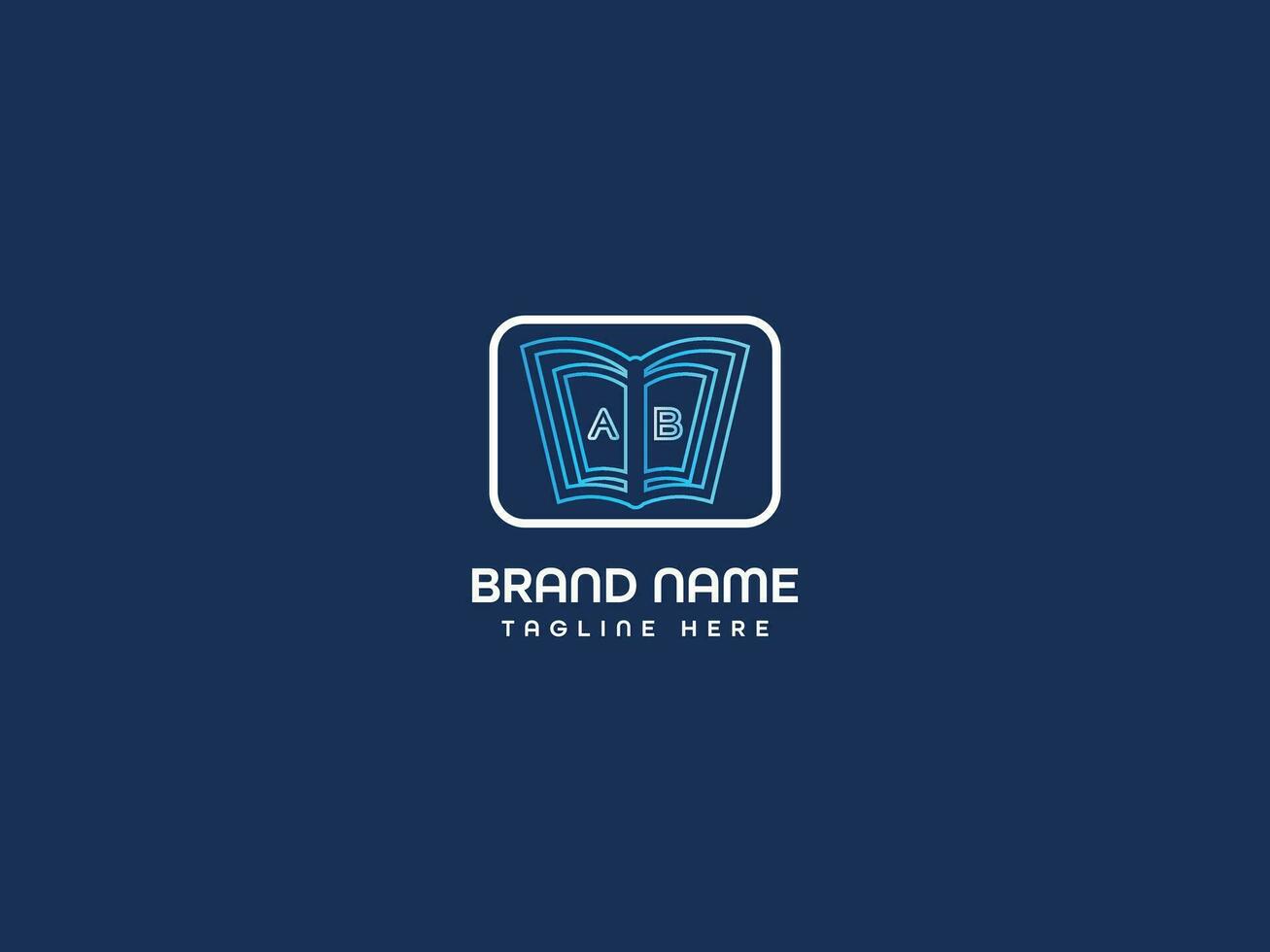 Book Logo Design vector