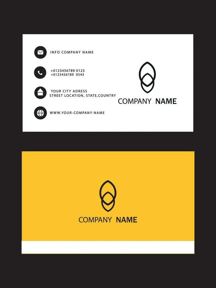 Business card Design vector