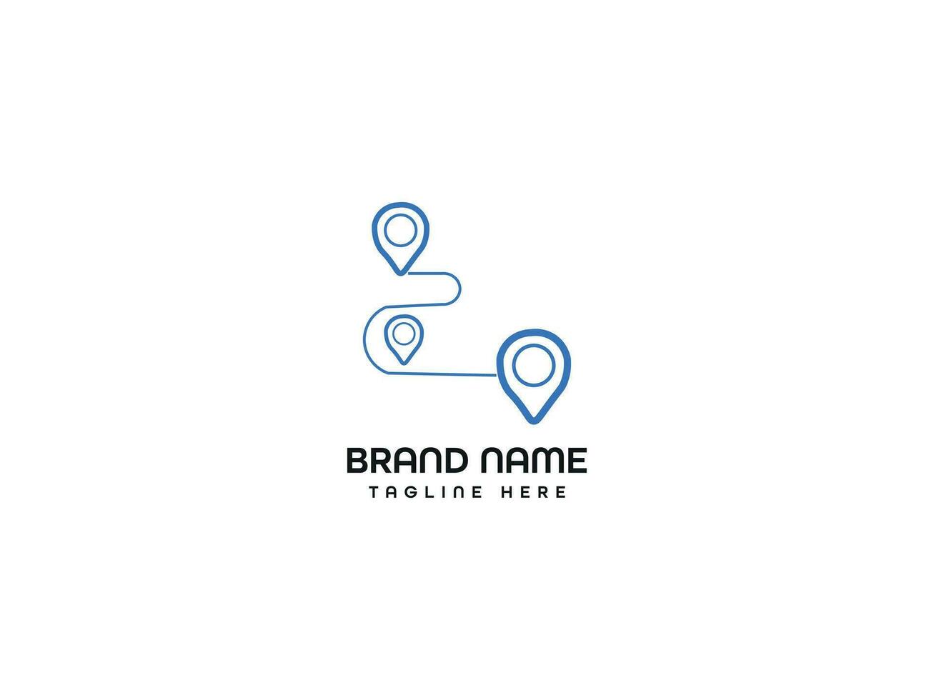 diseño de logotipo de ubicación vector