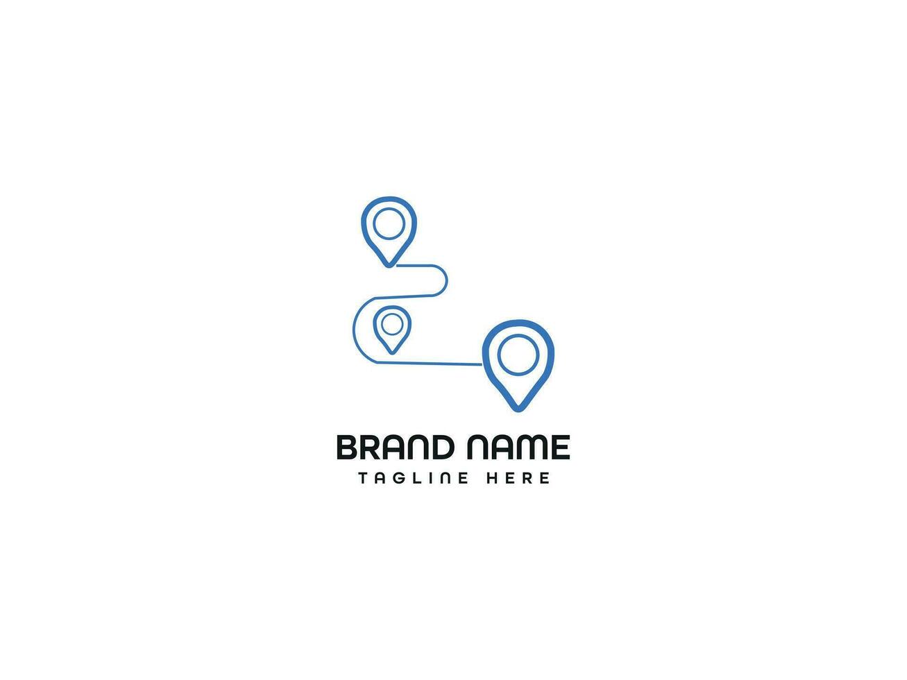 Location logo design vector