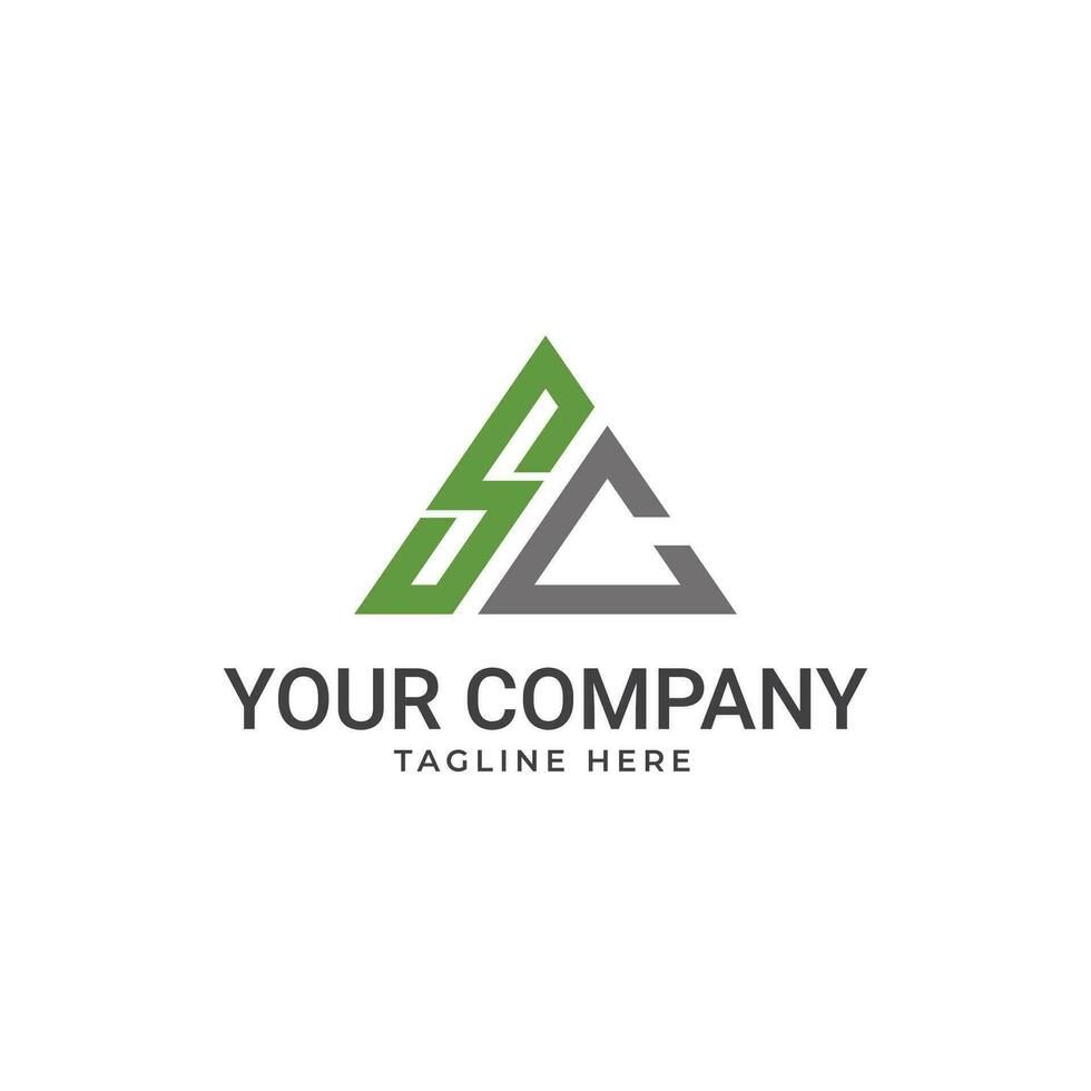 SC Letter Logo Designs Vector Template