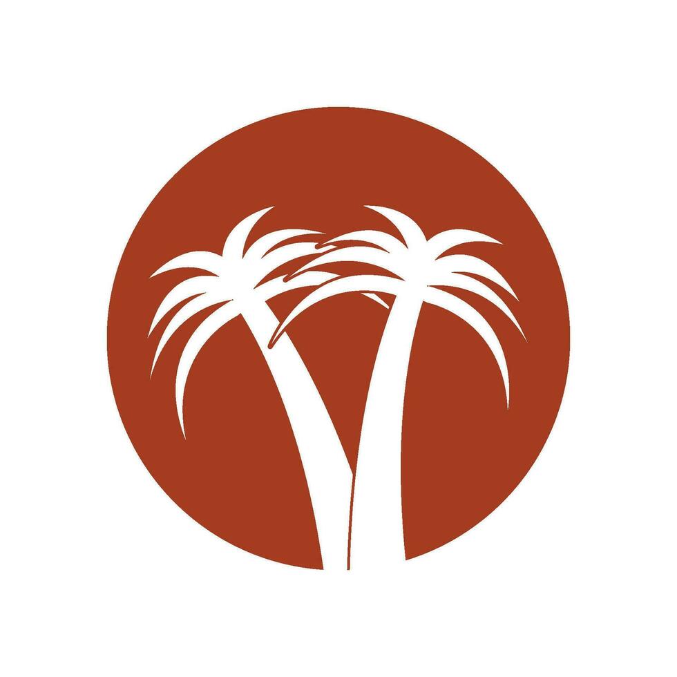 date palm icon vector