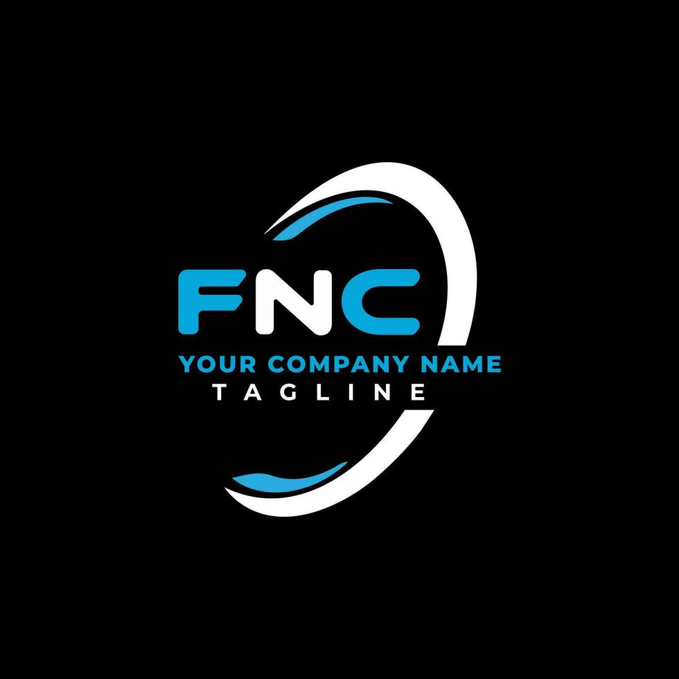 fnc letra logo creativo diseño con vector gráfico, fnc sencillo y moderno logo. fnc lujoso alfabeto diseño Pro vector