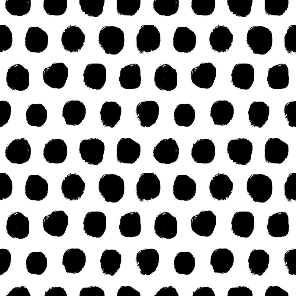 Aesthetic Contemporary printable seamless pattern with abstract line, dot, shape brush stroke in black and white colors. Boho background in minimalist style vector Illustration for wallpaper fabric