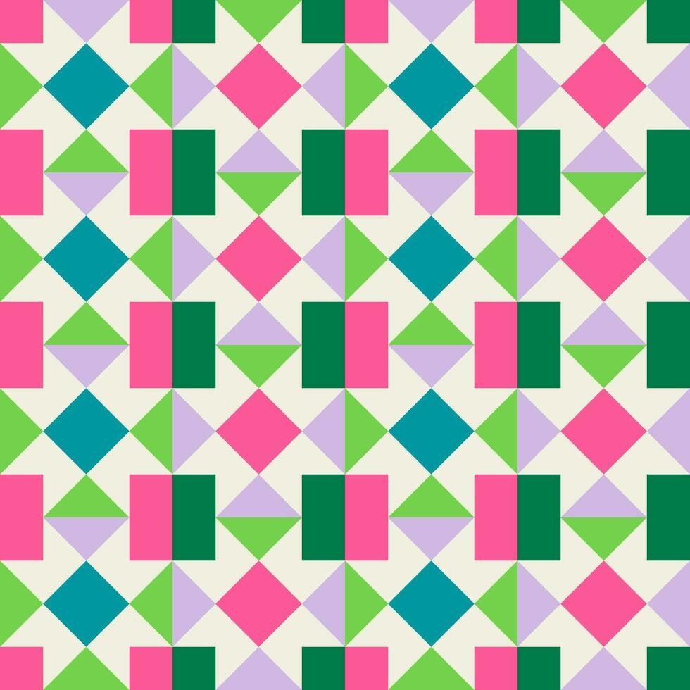 Essential geometric printable seamless pattern with abstract Minimal elegant line form stroke shapes in vibrant colors. Modern simple background in minimalist mid century style vector wall art