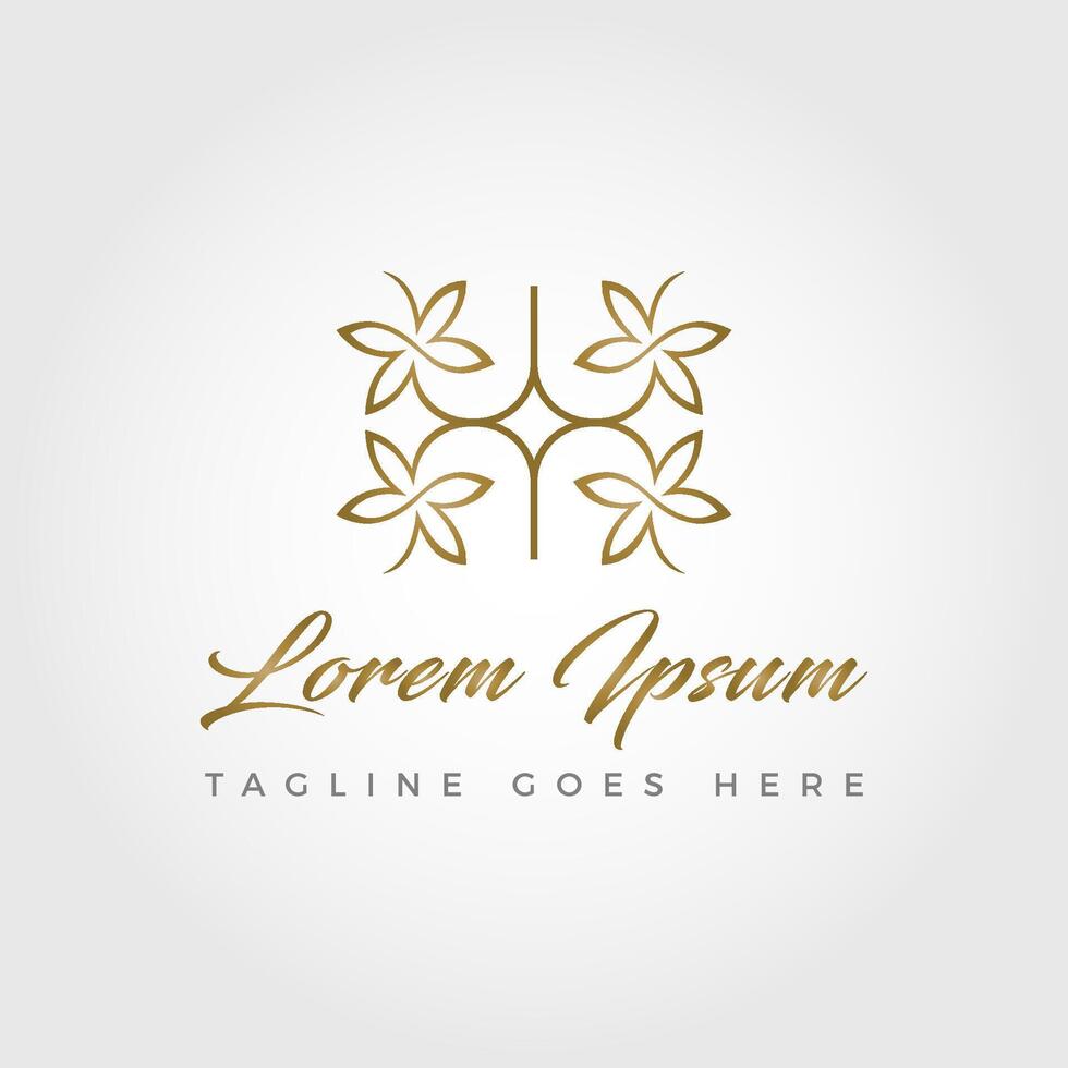 Luxurious brand logo vector