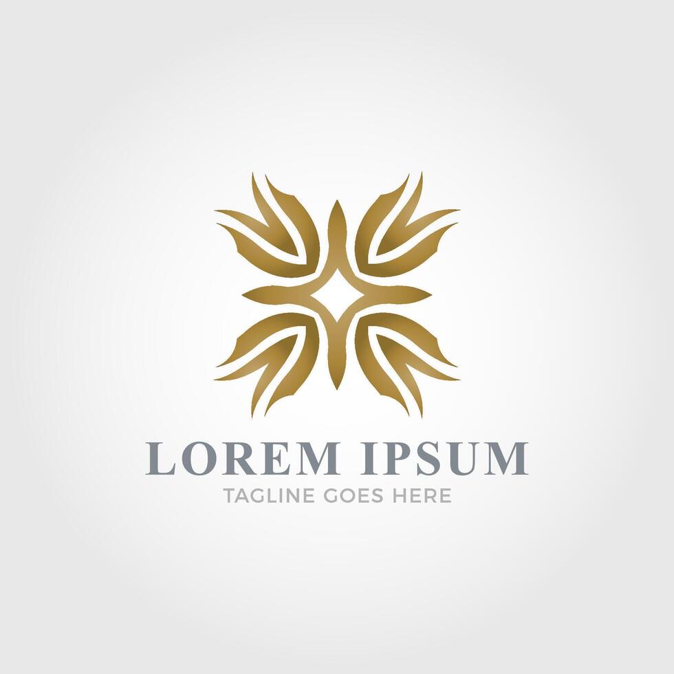 Luxurious brand logo vector