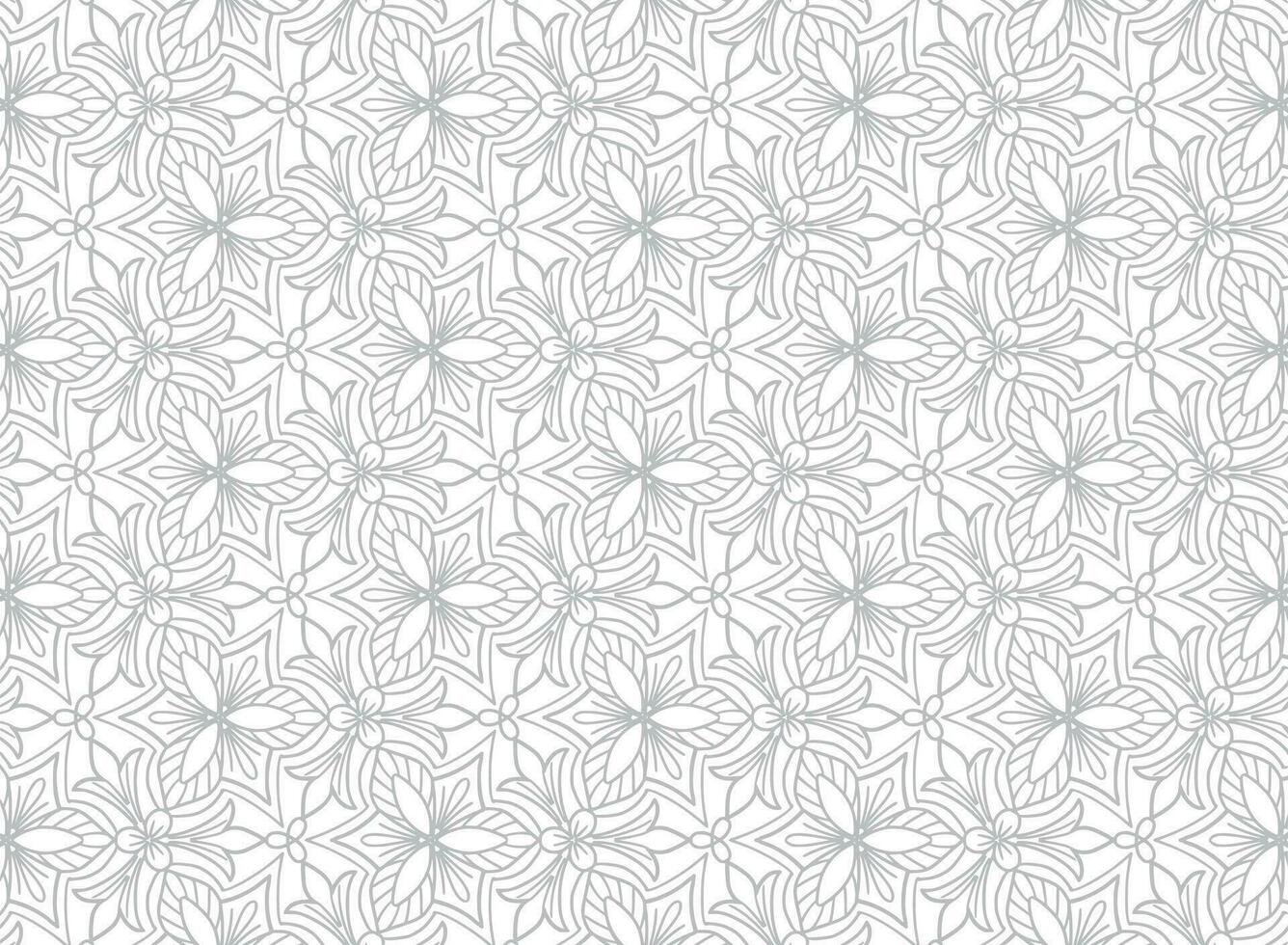 resumen gris floral mandala modelo antecedentes vector