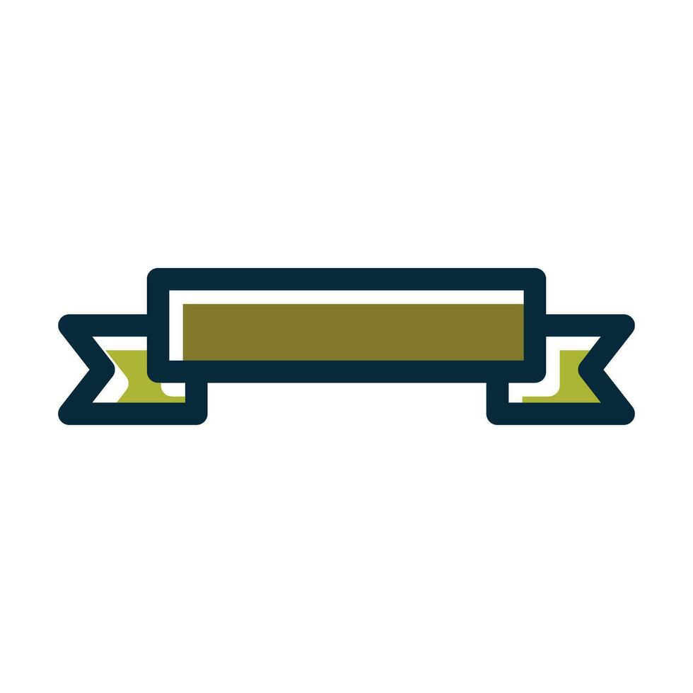Banner Vector Thick Line Filled Dark Colors Icons For Personal And Commercial Use.