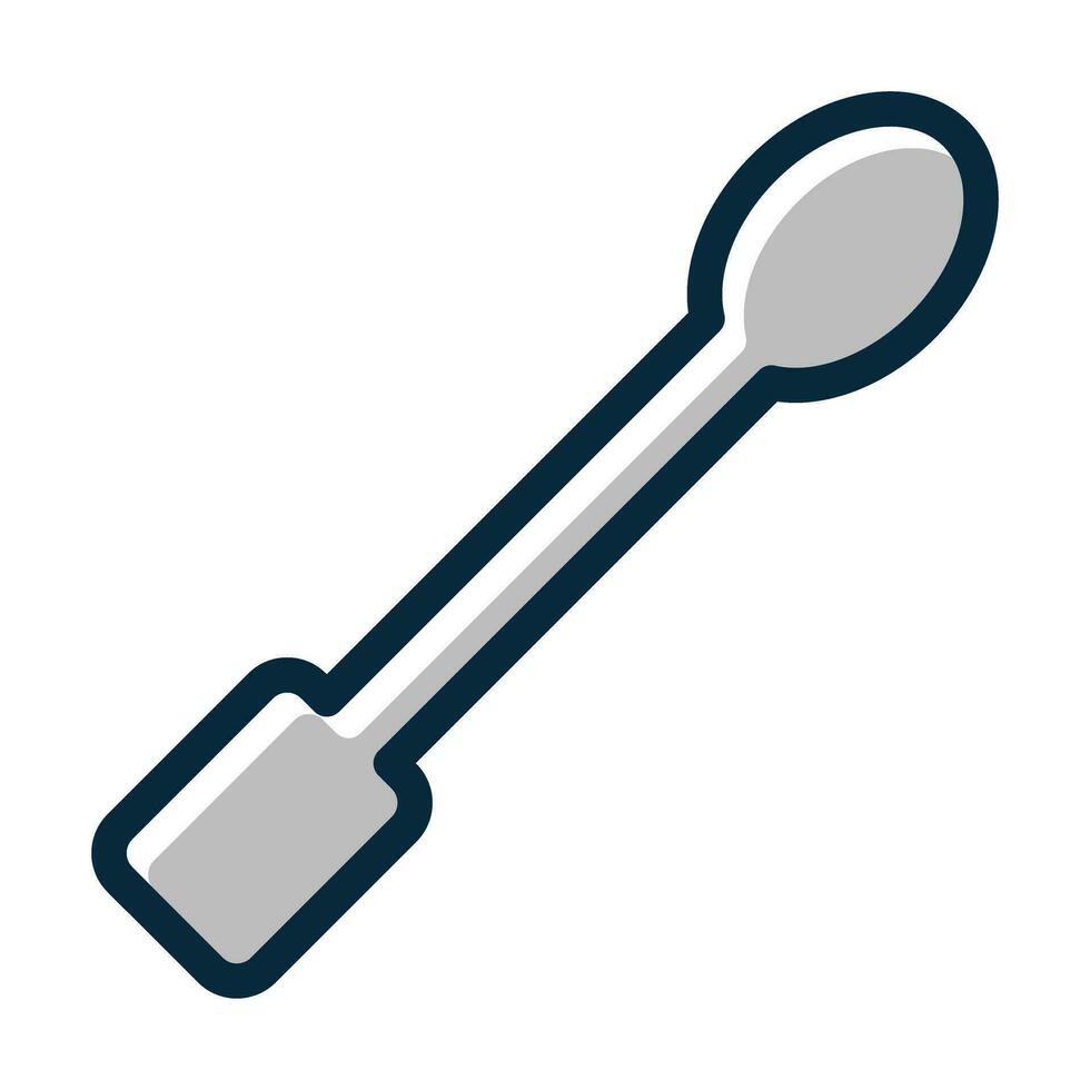 Spatula Vector Thick Line Filled Dark Colors Icons For Personal And Commercial Use.