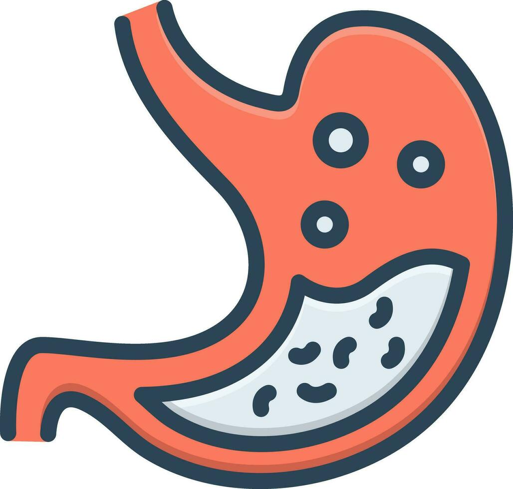 color icon for digest vector