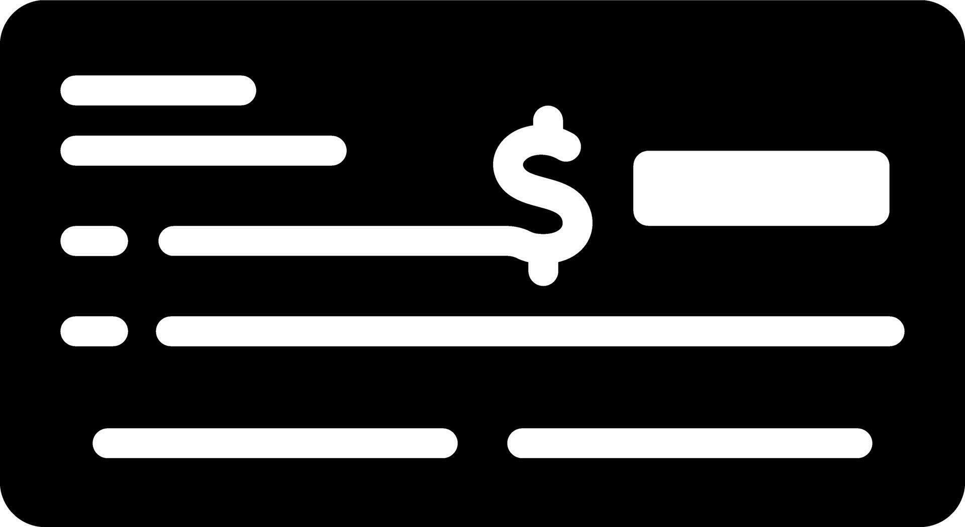 solid icon for cheque 32411212 Vector Art at Vecteezy