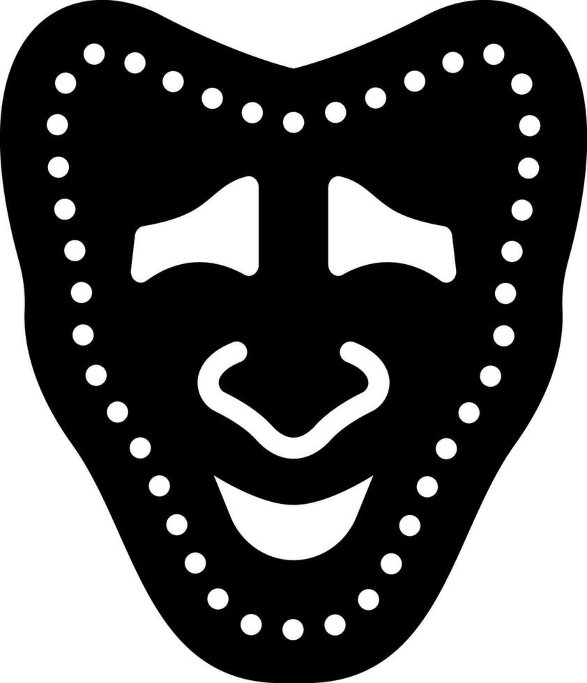 solid icon for tragedy vector