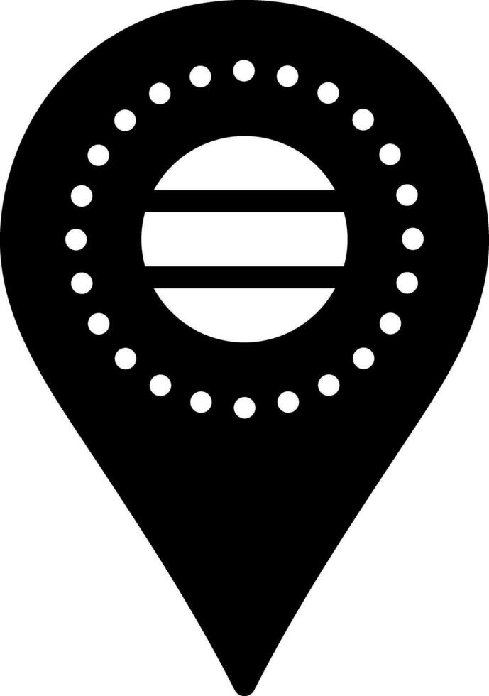 solid icon for estonia vector
