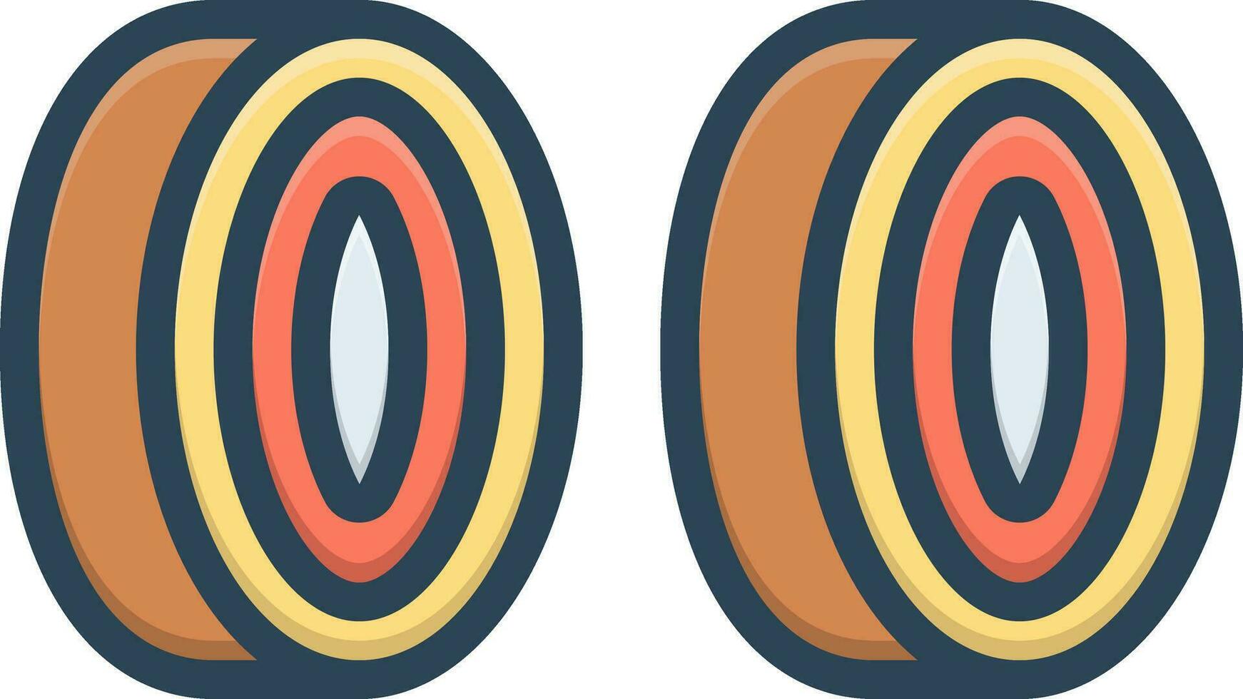 color icon for stainless vector
