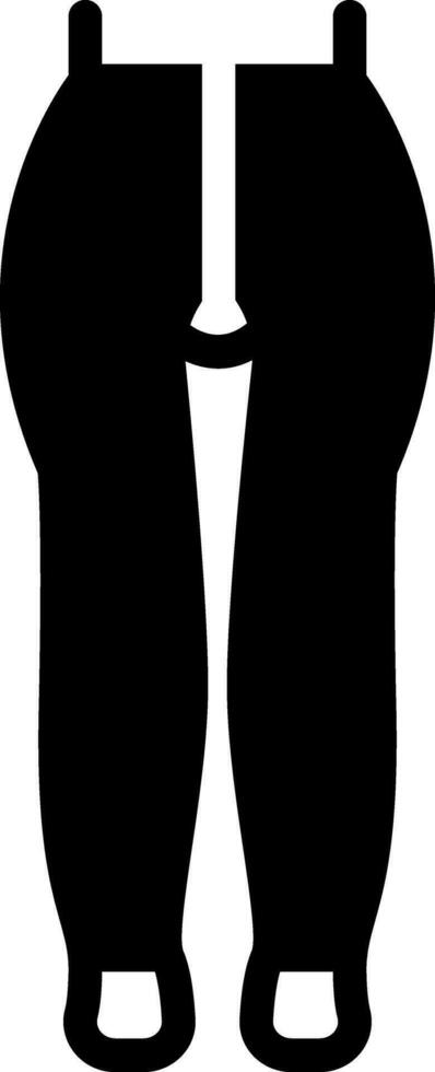 solid icon for pantyhose vector