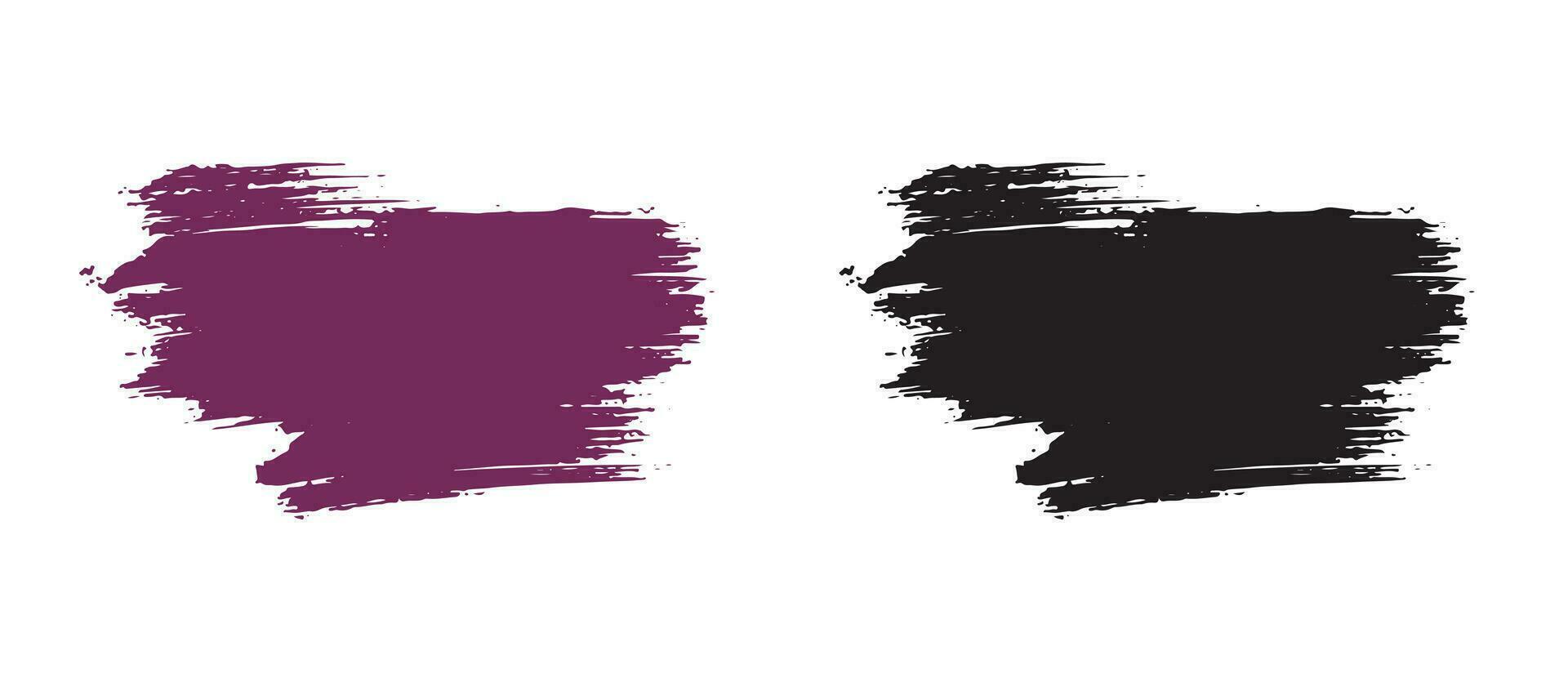 Creative grunge texture brush stroke vector