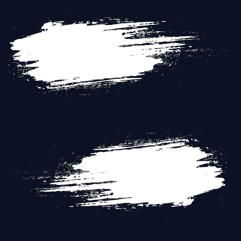 Hand drawn isolated brush stroke frame vector