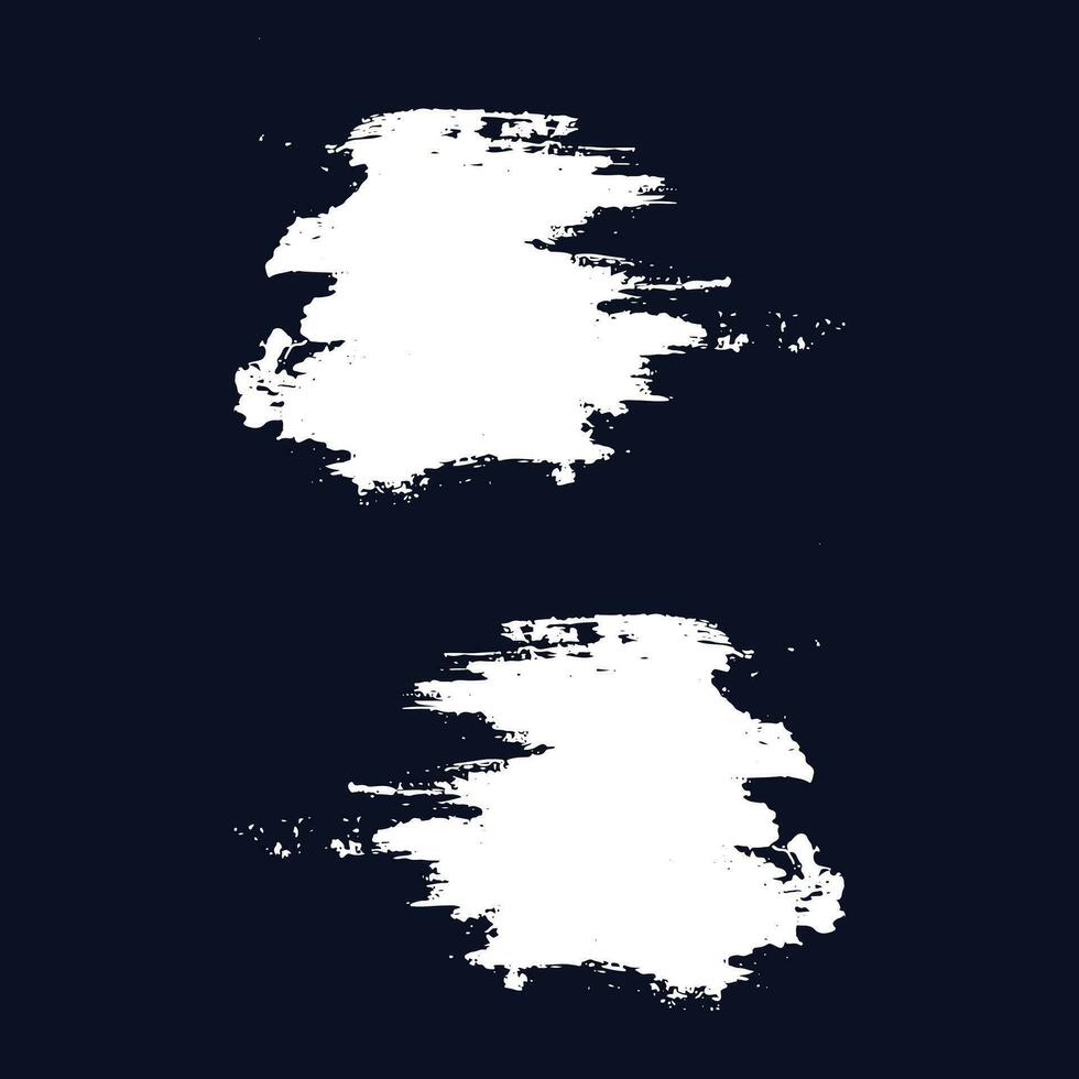Vector brush stroke and stain grunge texture set