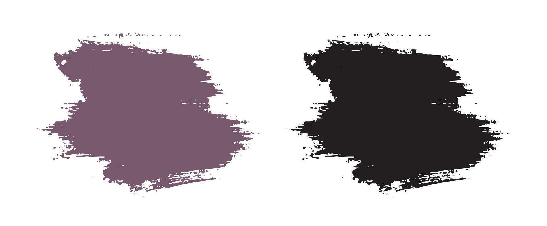 Ink abstract grunge paint brush stroke background vector