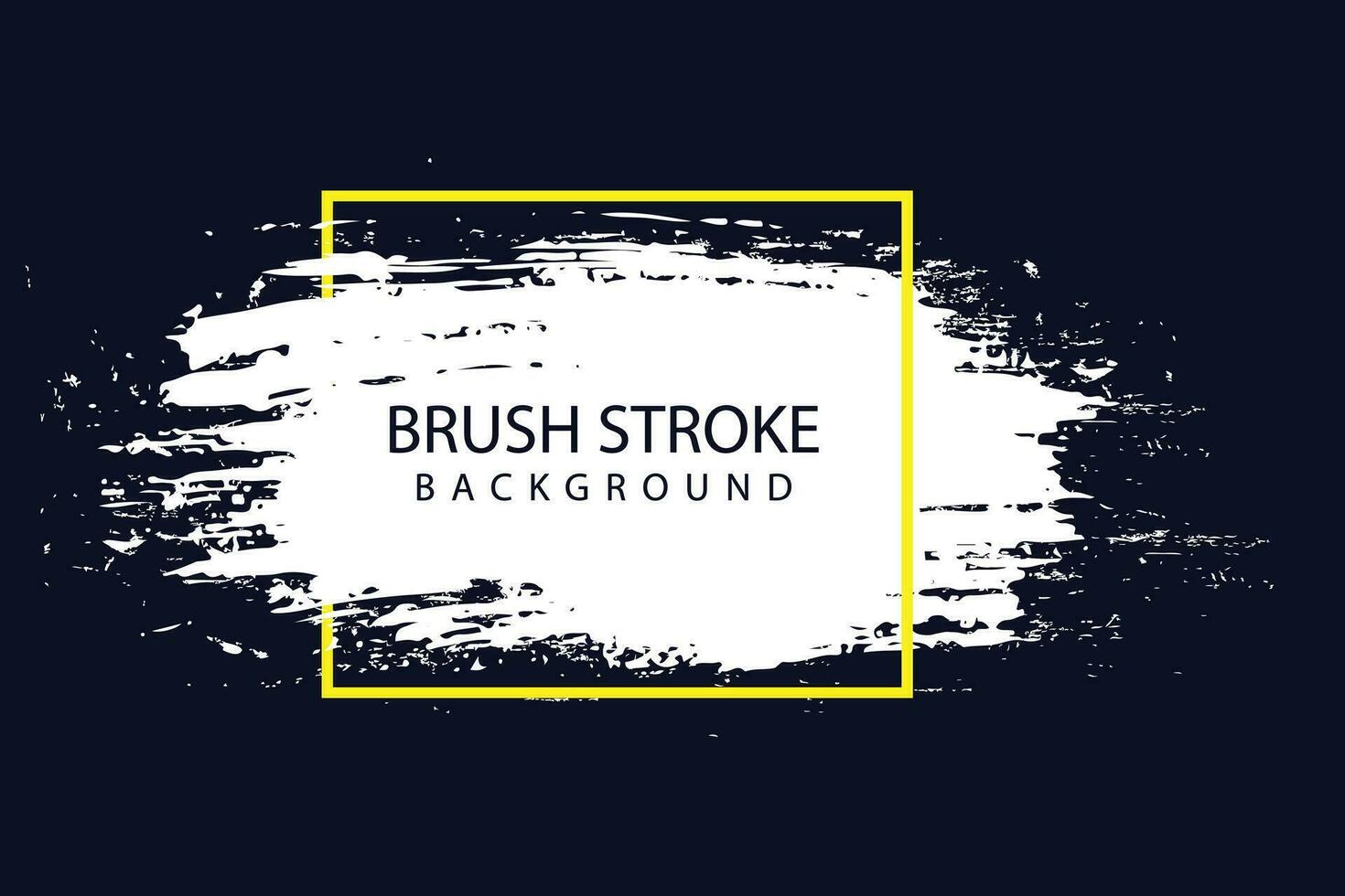 Grunge white color vector brush stroke