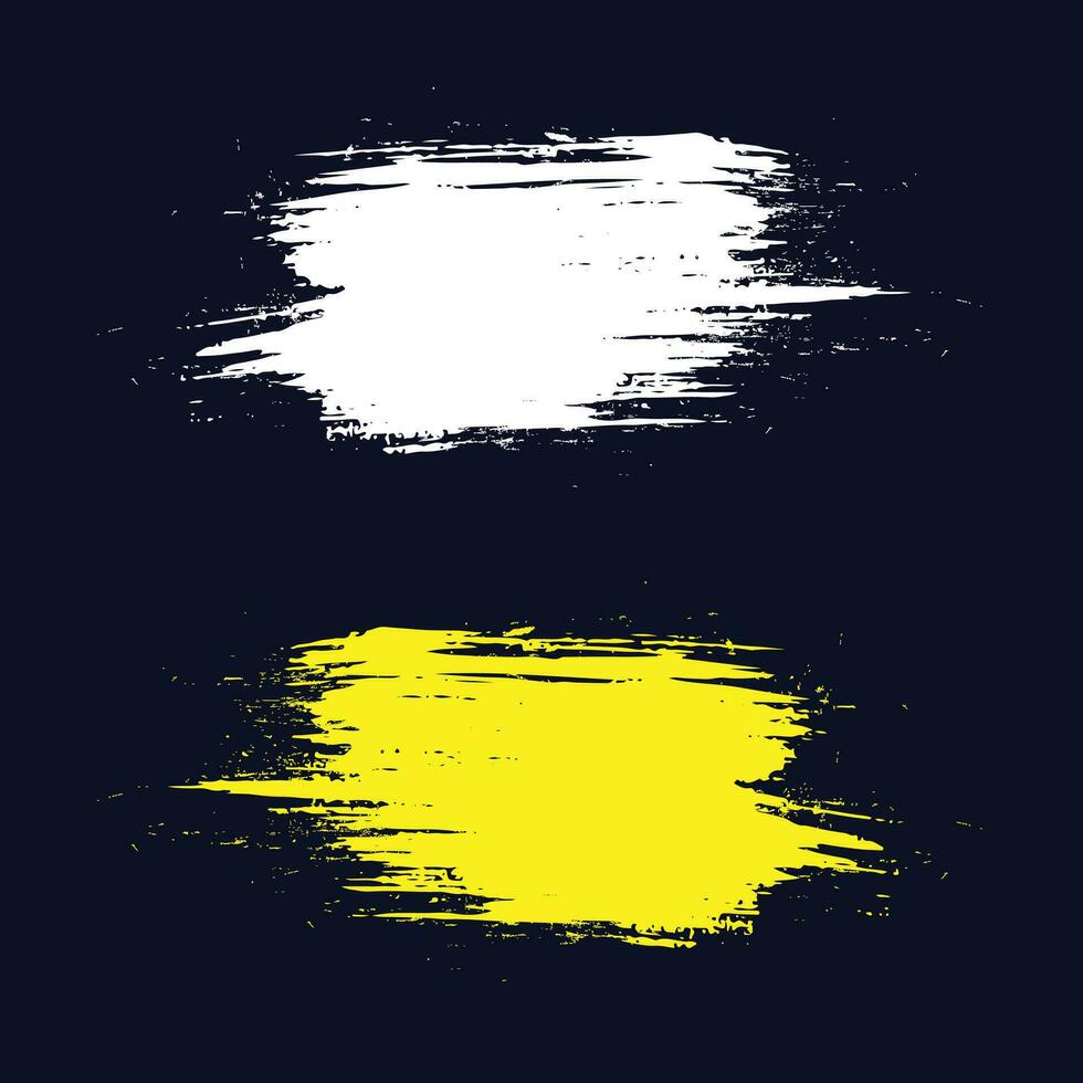 Hand drawn vector splatter brush stroke