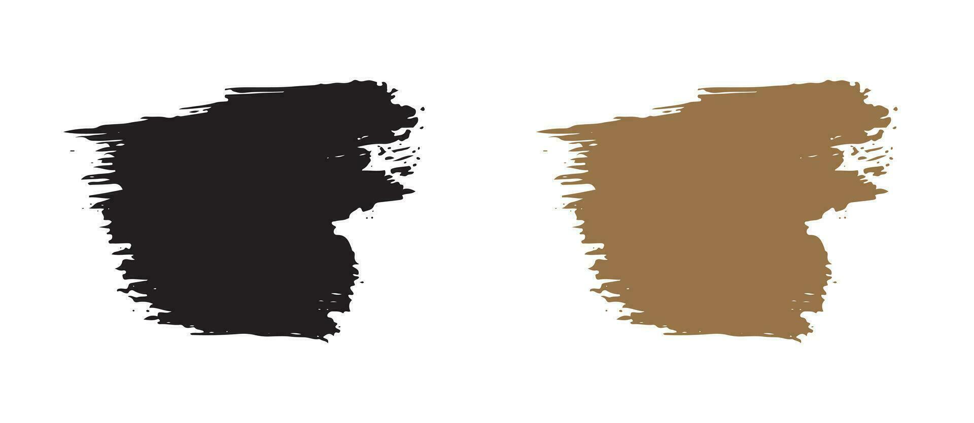 Grunge paintbrush collection vector