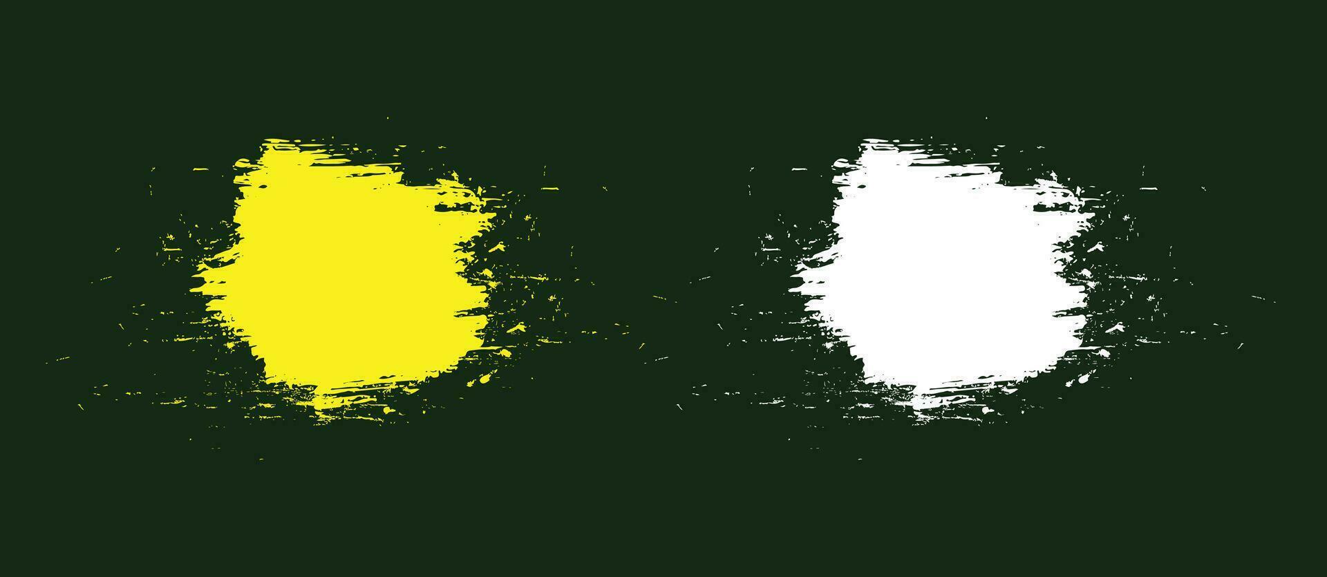 Brush paint vector splatter set