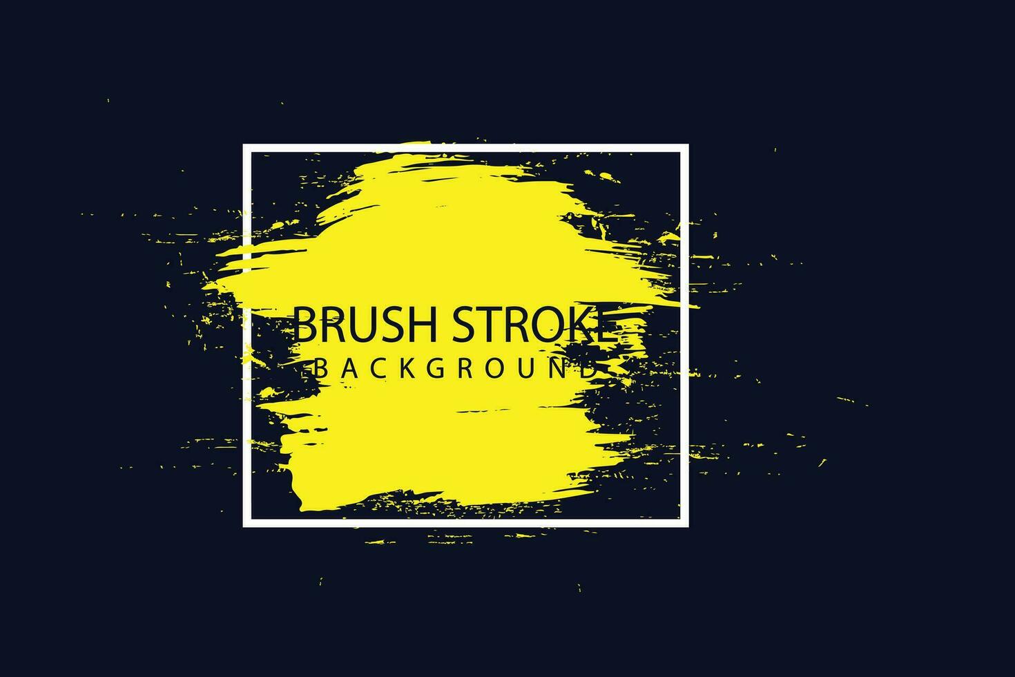 Paint brush stroke template vector
