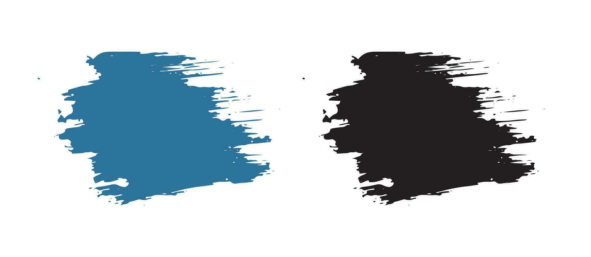 Brush stroke vector banner