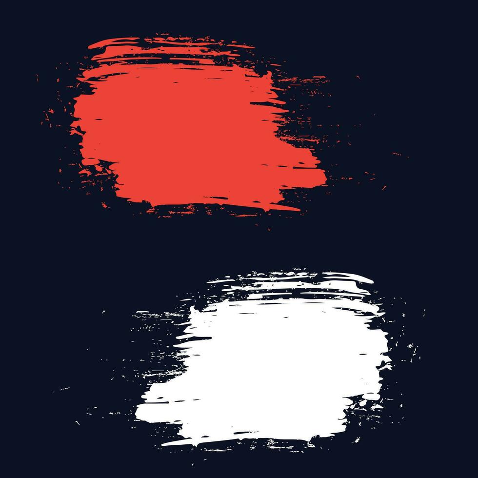 Ink paint brush stroke background vector