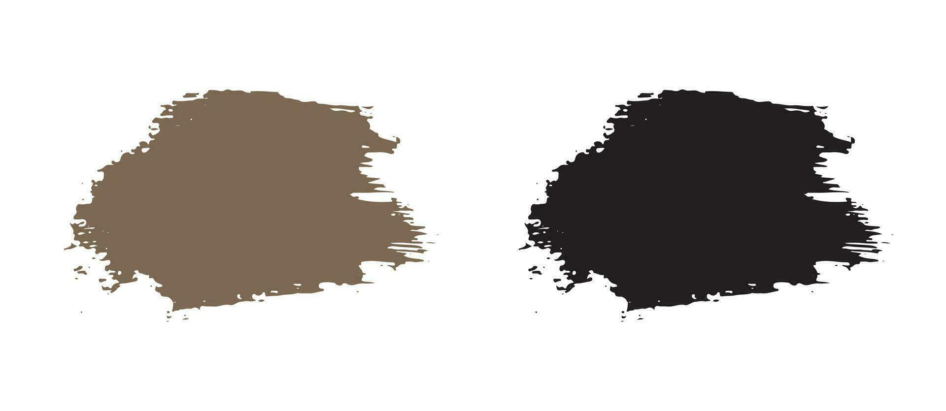 Set of ink vector stain texture