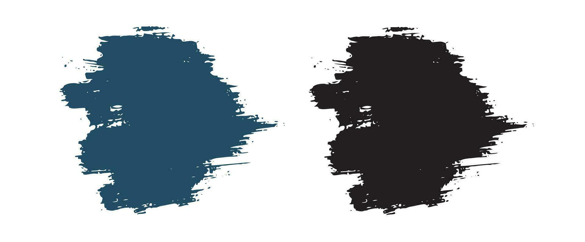 Grunge texture brush stroke template vector