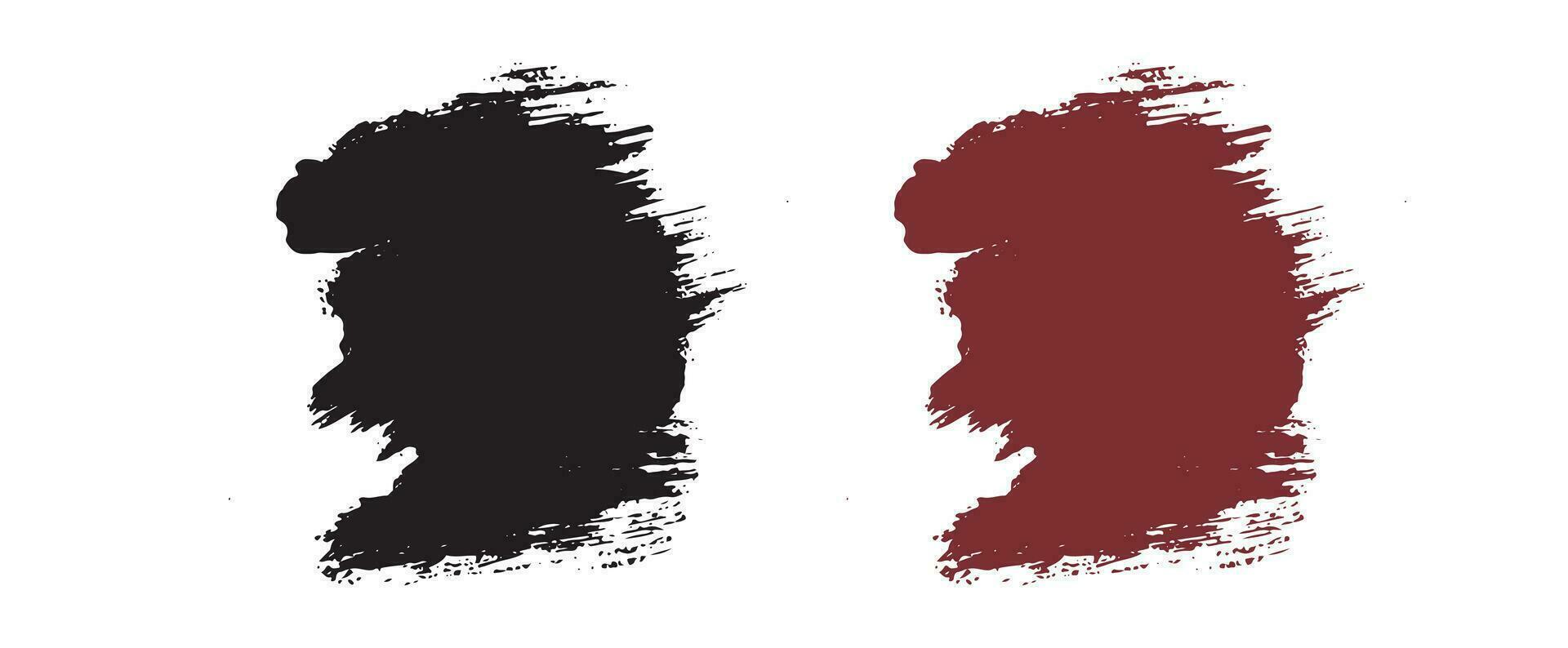 Handmade grunge texture stripe brush set vector