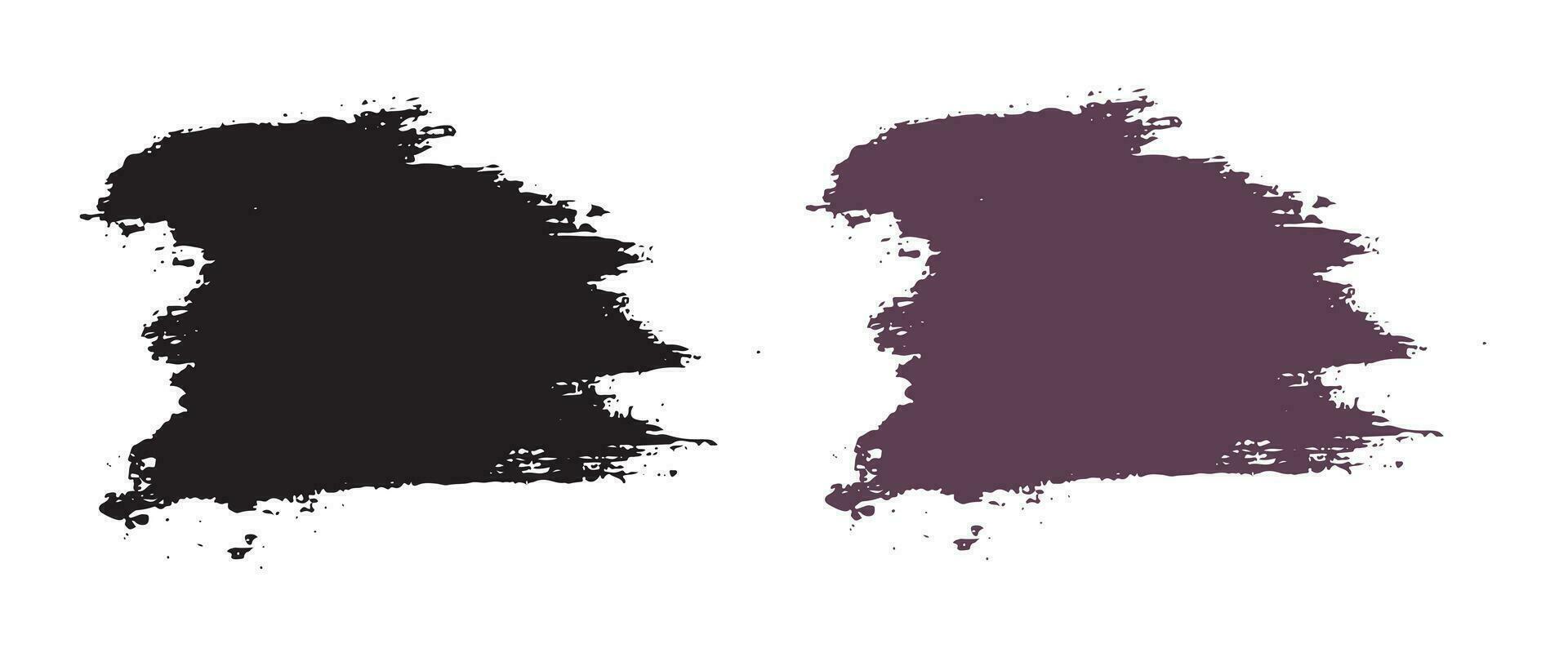 Abstract grunge brush stroke banner vector