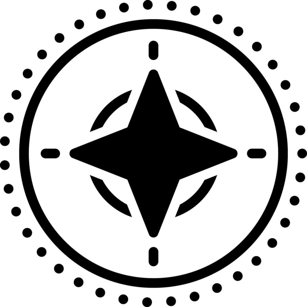 solid icon for nato vector