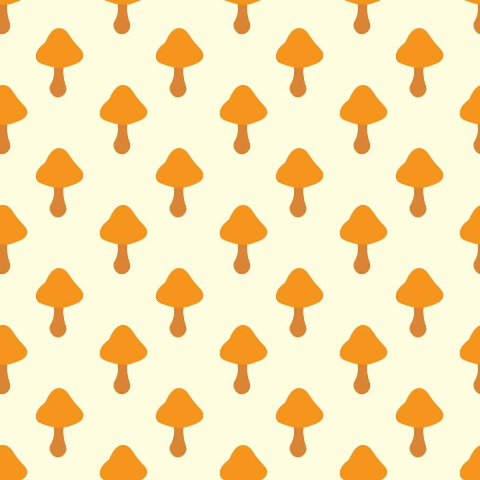 Seamless pattern with mushrooms. Vector background.