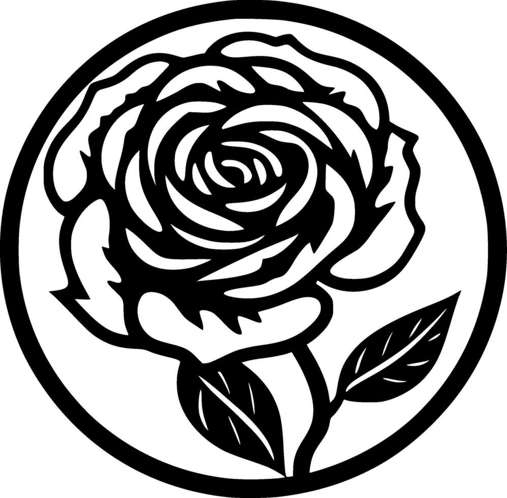 rosa, minimalista y sencillo silueta - vector ilustración