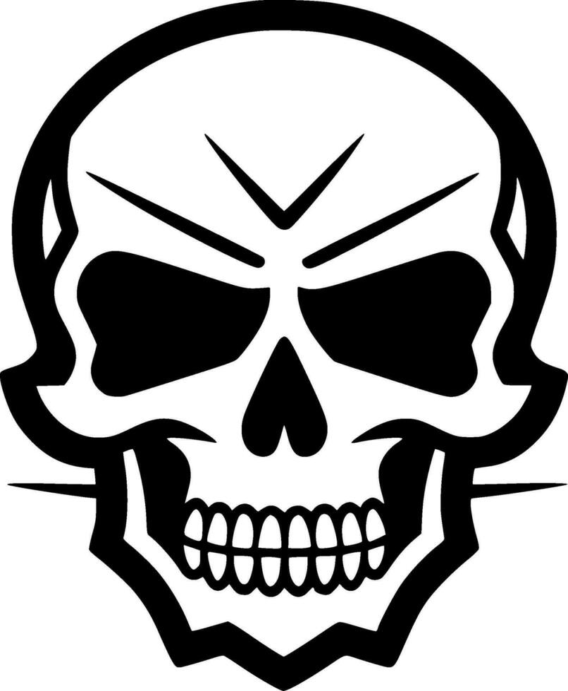 Skull - High Quality Vector Logo - Vector illustration ideal for T-shirt graphic