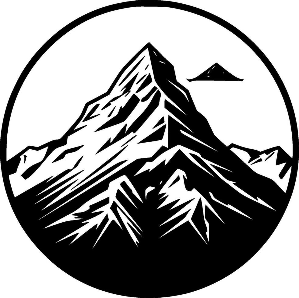 Mountain - High Quality Vector Logo - Vector illustration ideal for T-shirt graphic