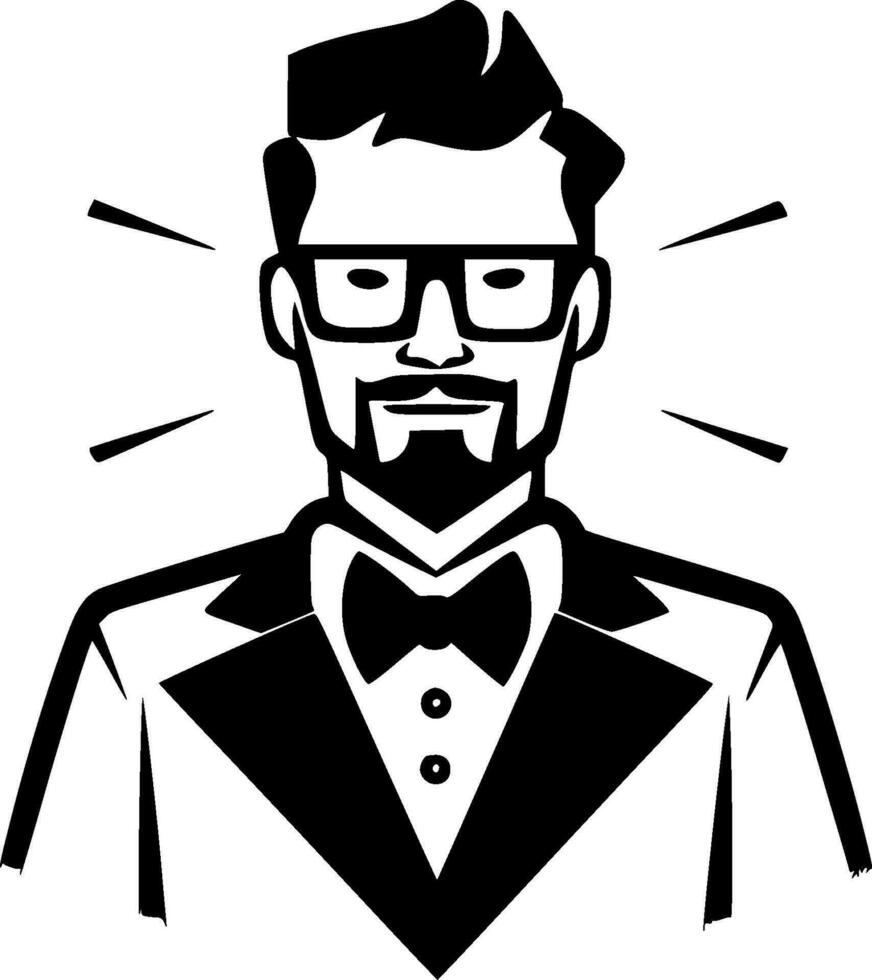 Teacher, Minimalist and Simple Silhouette - Vector illustration