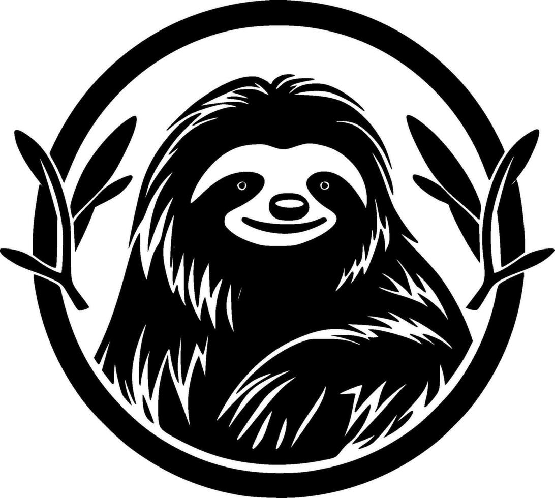 Sloth - High Quality Vector Logo - Vector illustration ideal for T-shirt graphic