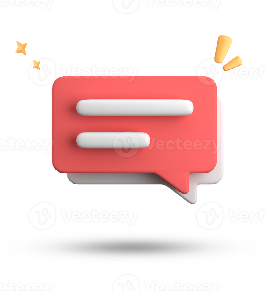 3d rendering of speech bubble, 3D pastel chat icon set. Set of 3d speak bubble. png