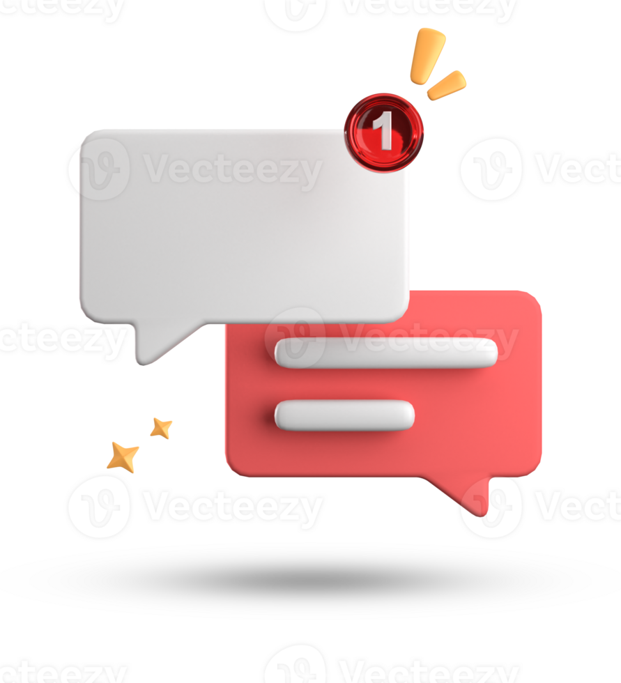 3d rendering of speech bubble, 3D pastel chat icon set. Set of 3d speak bubble. png