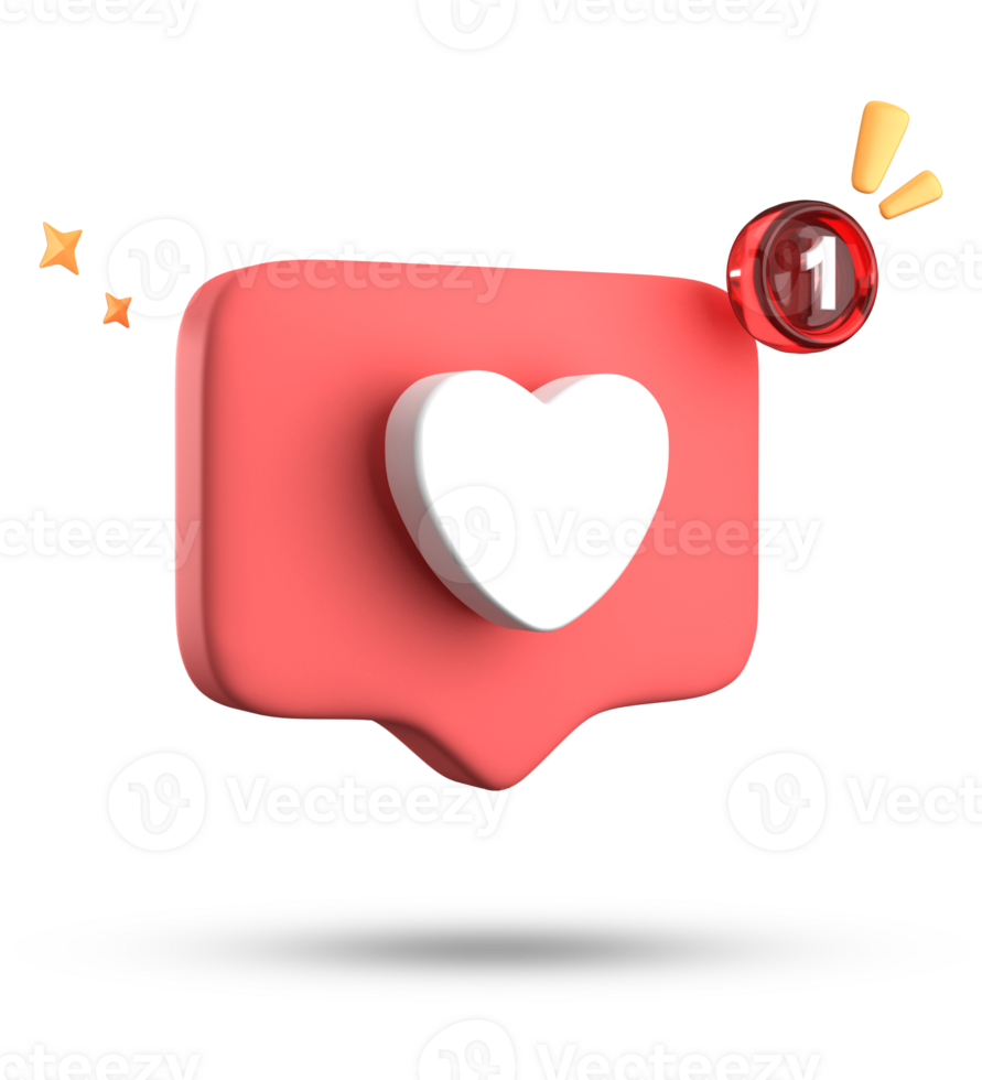 3d rendering of speech bubble love, 3D pastel pink purple chat icon set. Set of 3d speak bubble. png