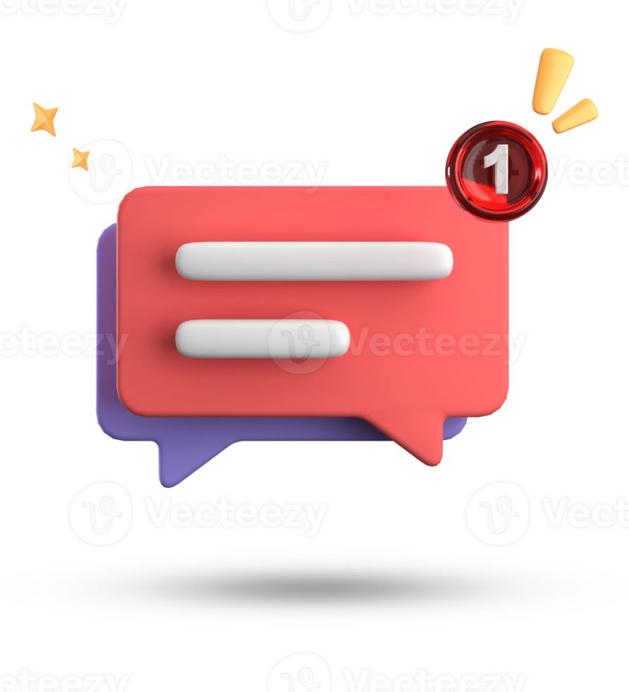 3d rendering of speech bubble, 3D pastel chat icon set. Set of 3d speak bubble. png