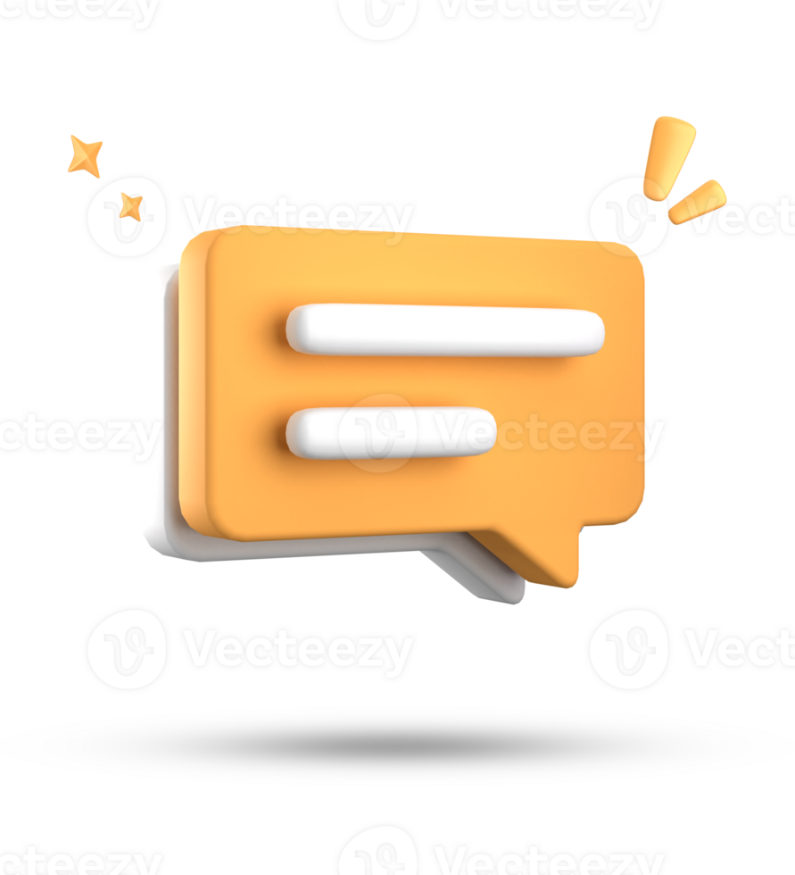 3d rendering of speech bubble, 3D pastel chat icon set. Set of 3d speak bubble. png