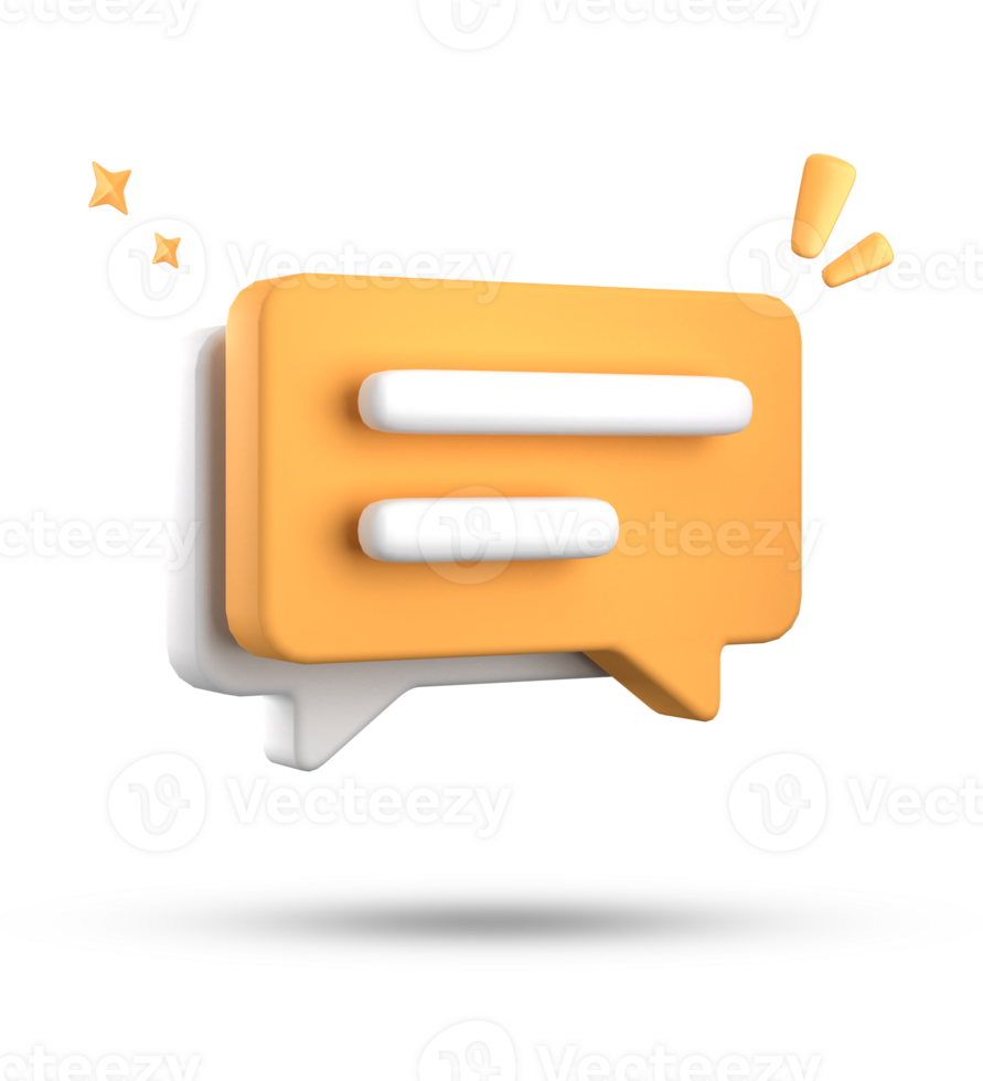 3d rendering of speech bubble, 3D pastel chat icon set. Set of 3d speak bubble. png