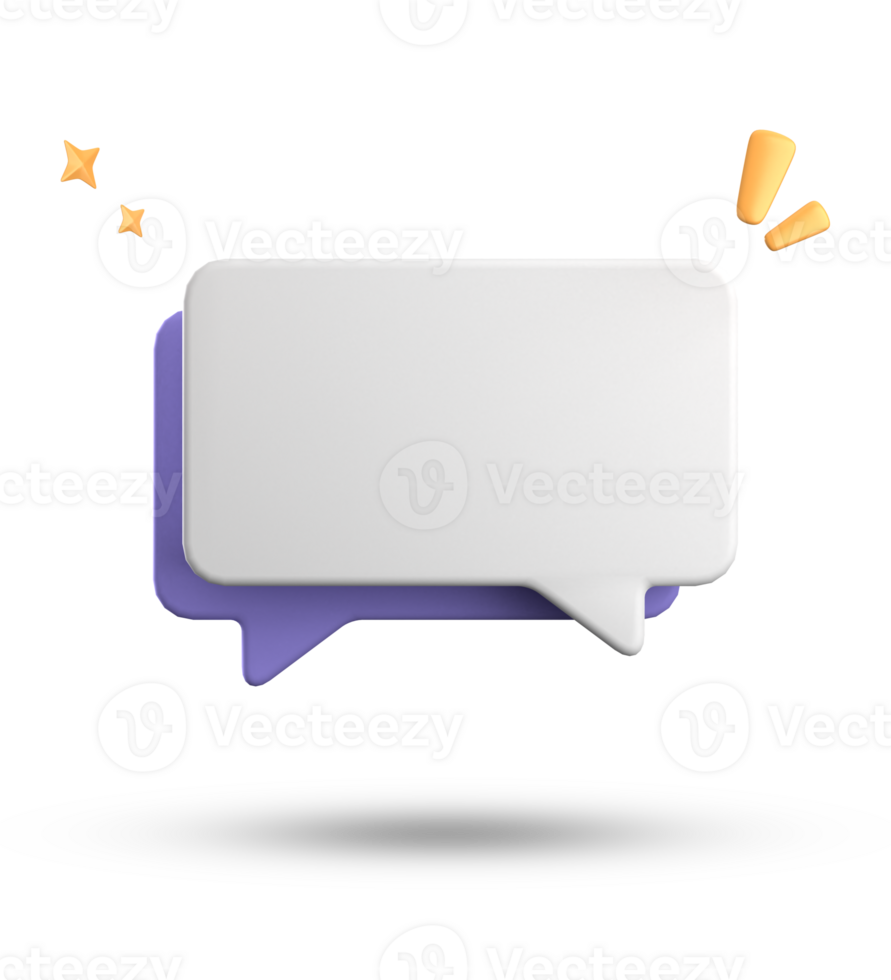 3d rendering of speech bubble, 3D pastel chat icon set. Set of 3d speak bubble. png